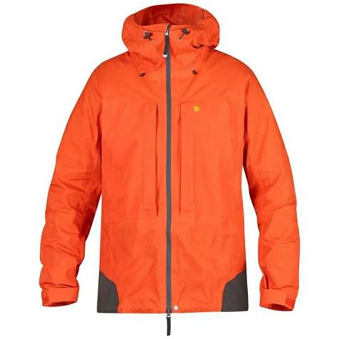 Fjallraven Bergtagen Eco Shell Jacket Orange Singapore For Men (SG-133789)